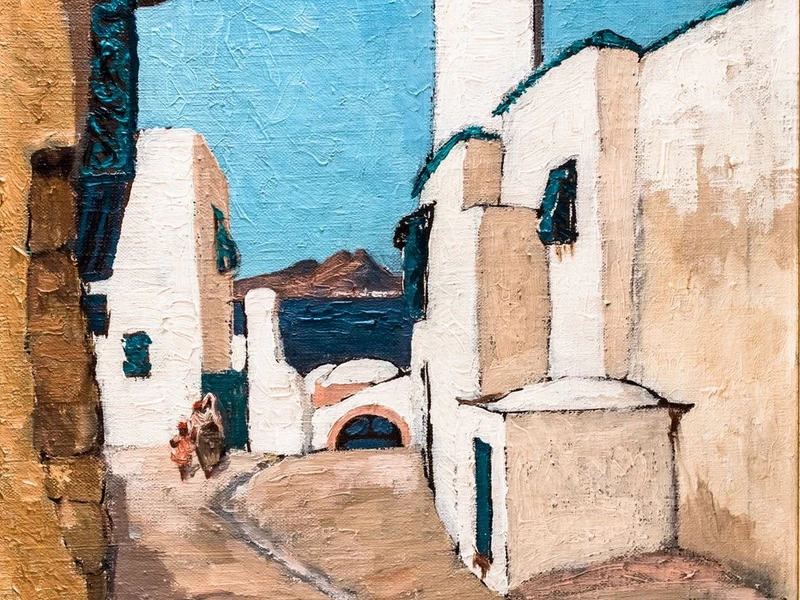 1889-Paul Sibra - Veduta di Sidi-Bou-Saïd